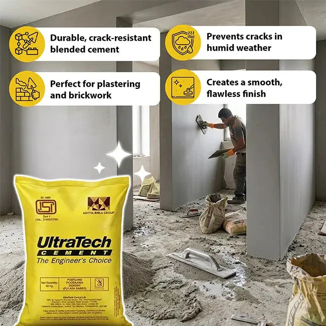 Ultratech PPC Cement, 50 Kg Bag